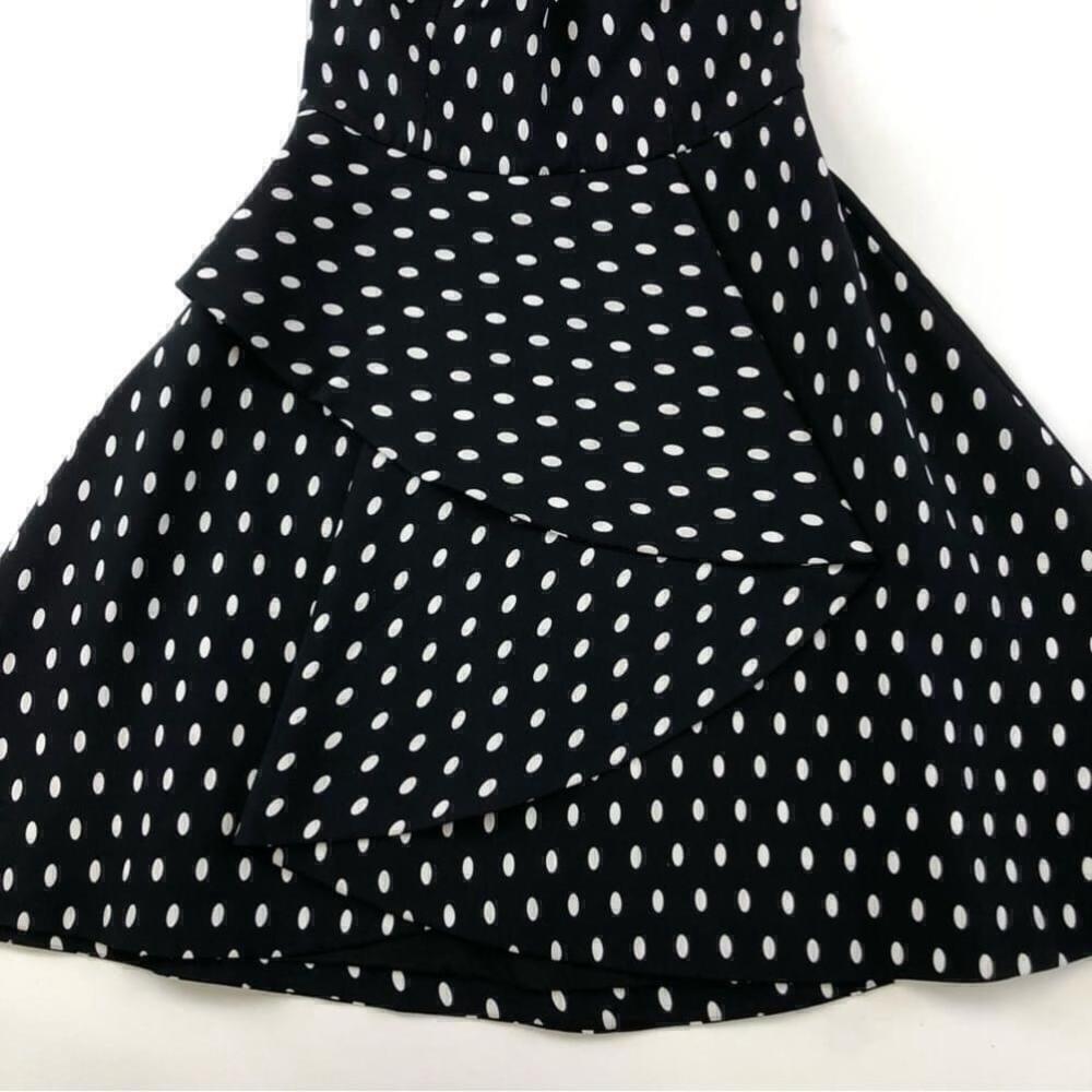 KEEPSAKE Soul Fire Mini Dress Size Small polka dot, black and white, strapless - Picture 11 of 15